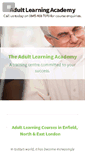 Mobile Screenshot of alacademy.co.uk