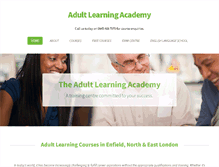 Tablet Screenshot of alacademy.co.uk